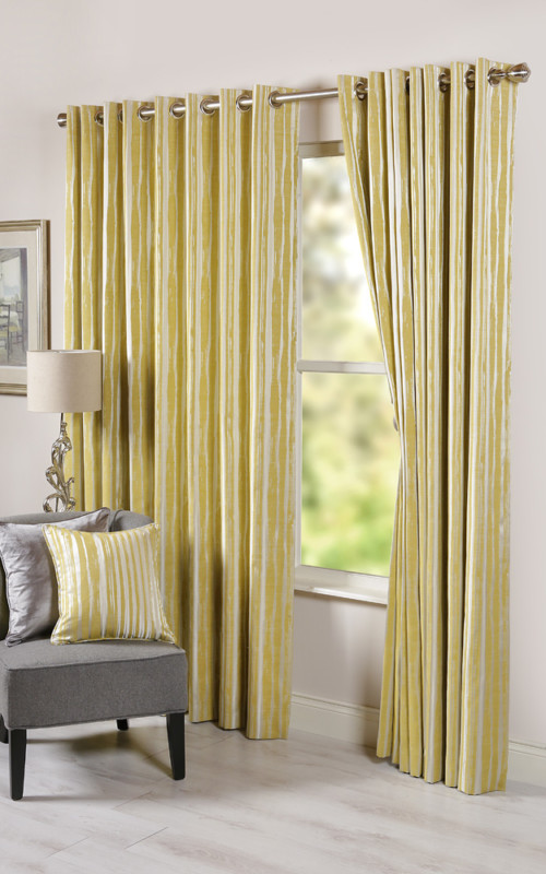 Scatter Box Dawn Pair of Curtains, Yellow