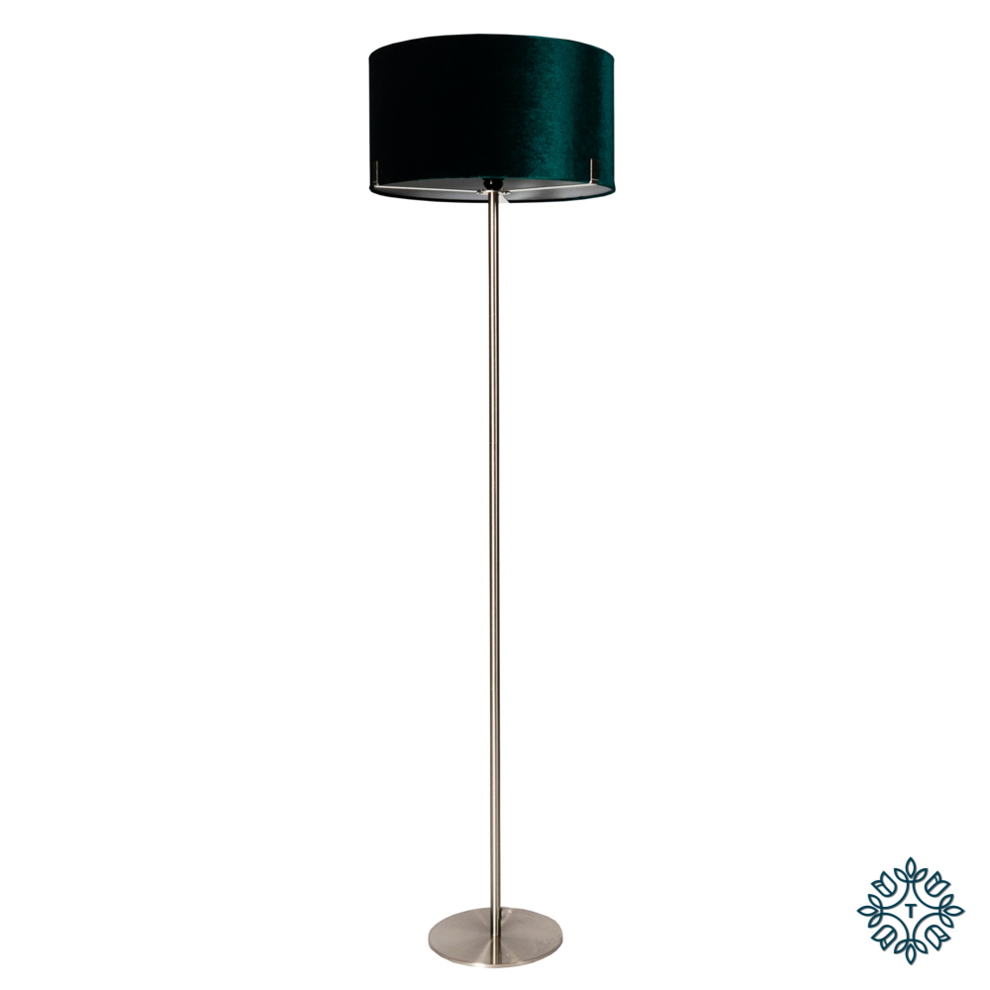 Charlotte floor lamp teal 158cm
