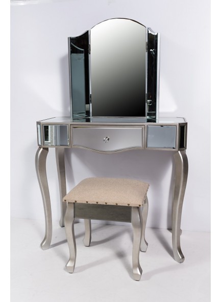 THE GRANGE INTERIORS AMY AMY-MIRRORED-DRESSING-TABLE-SET Product Code: JZ9 Availability: In Stock