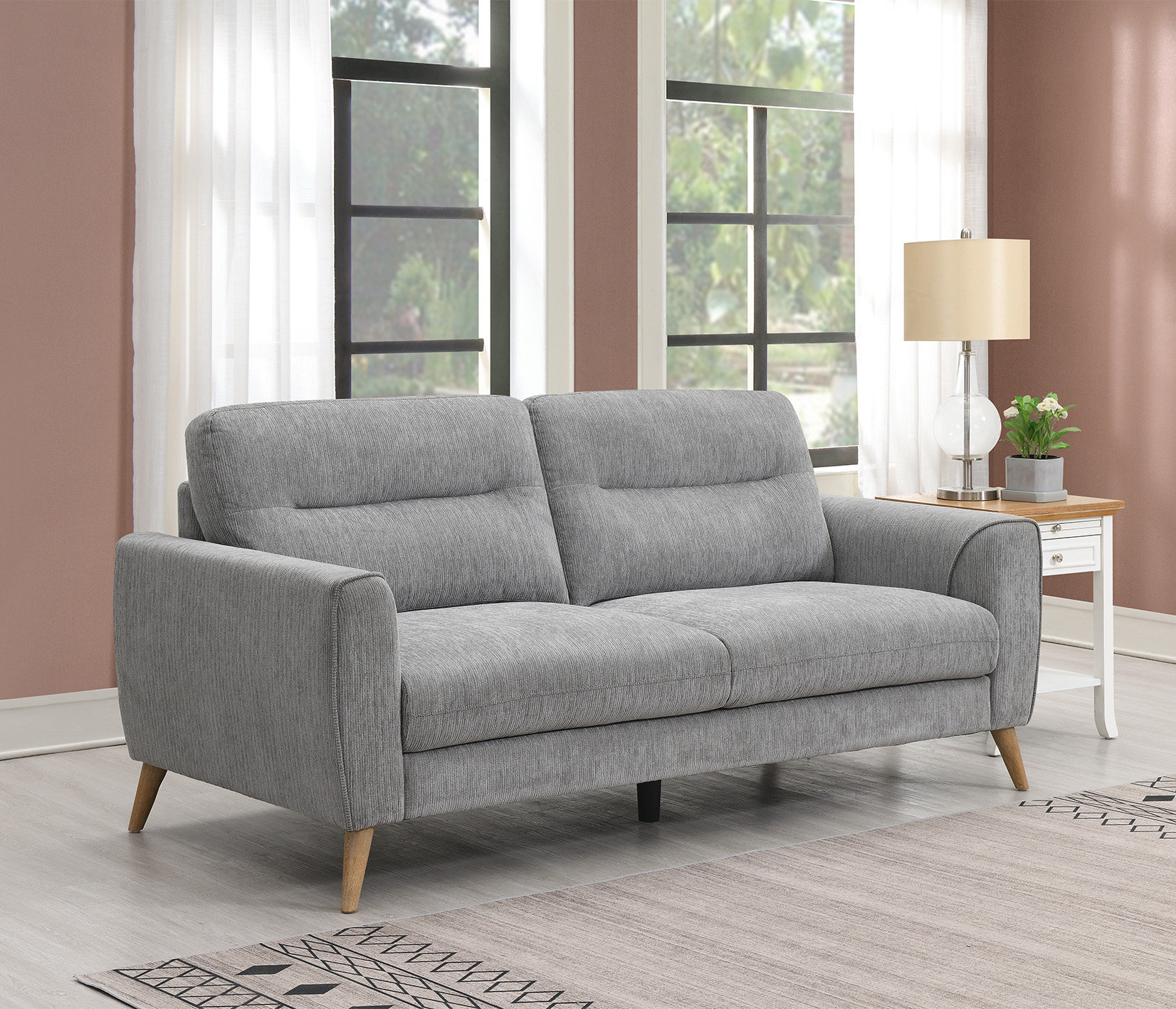 Anderson Contemporary Static Fabric Sofa Range - Image 5