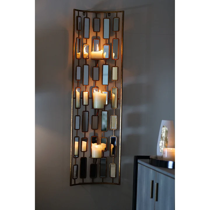 Anna 3 Light Mirror Candle Holder - now €89 - Image 2