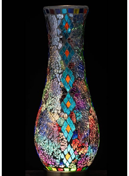 YZ11-MOSAIC1VASE-LAMP