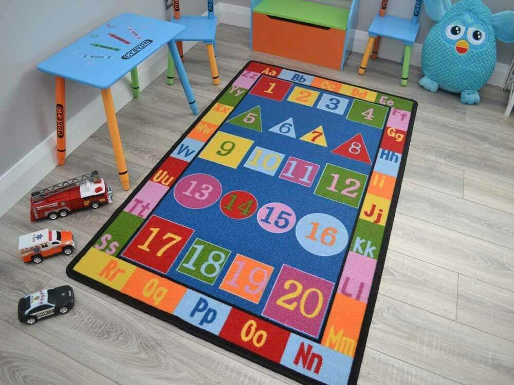 Kids Rug - 'Letters & Numbers'