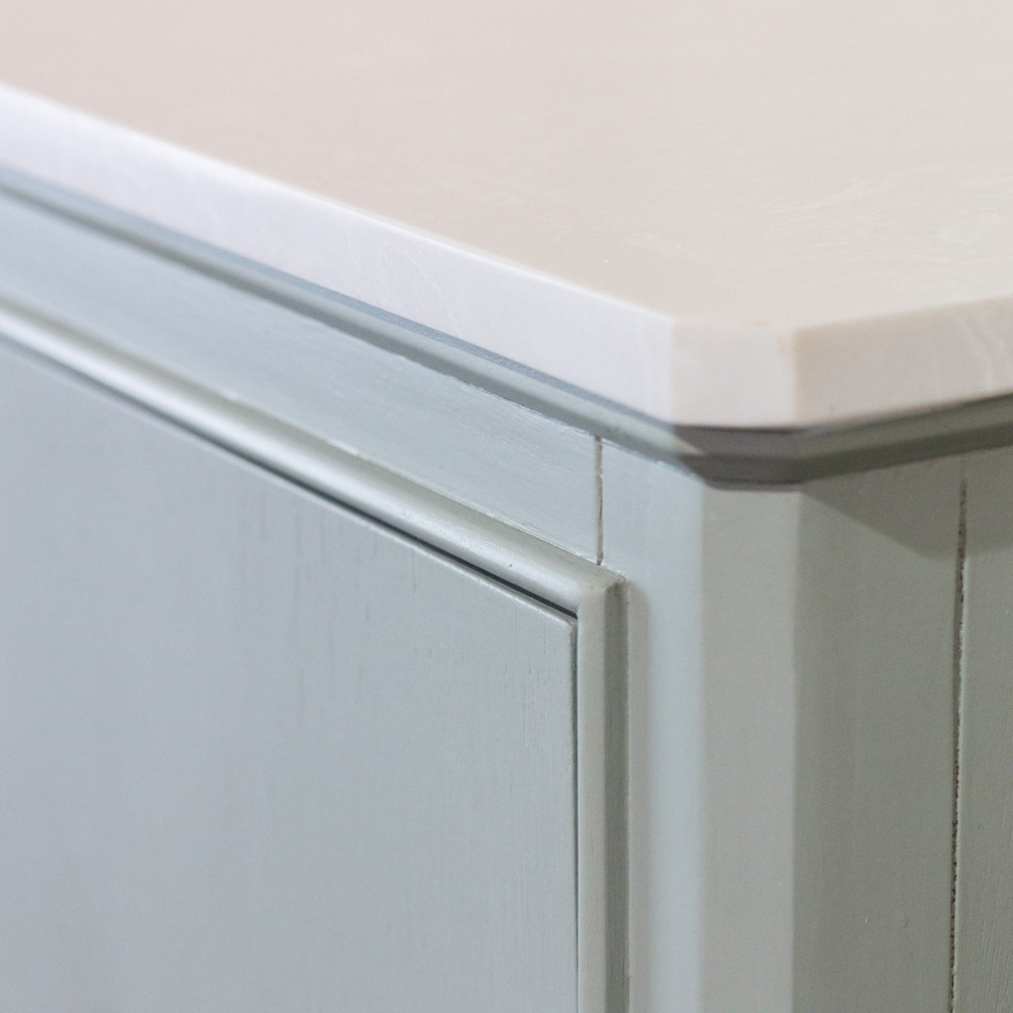 Monroe 2 door cabinet with marble top sage - TL6604 - Image 5