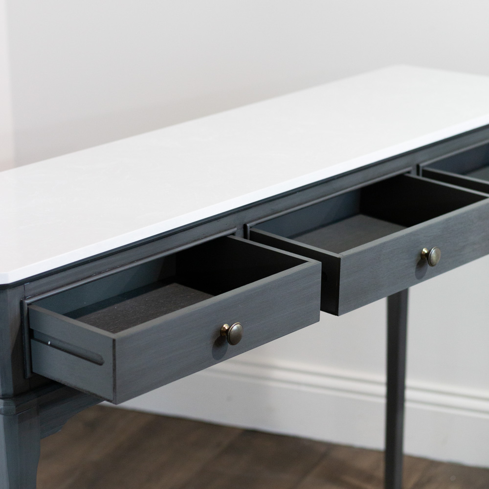 Monroe 3 dr console with marble top russell - TL6599 - Image 4