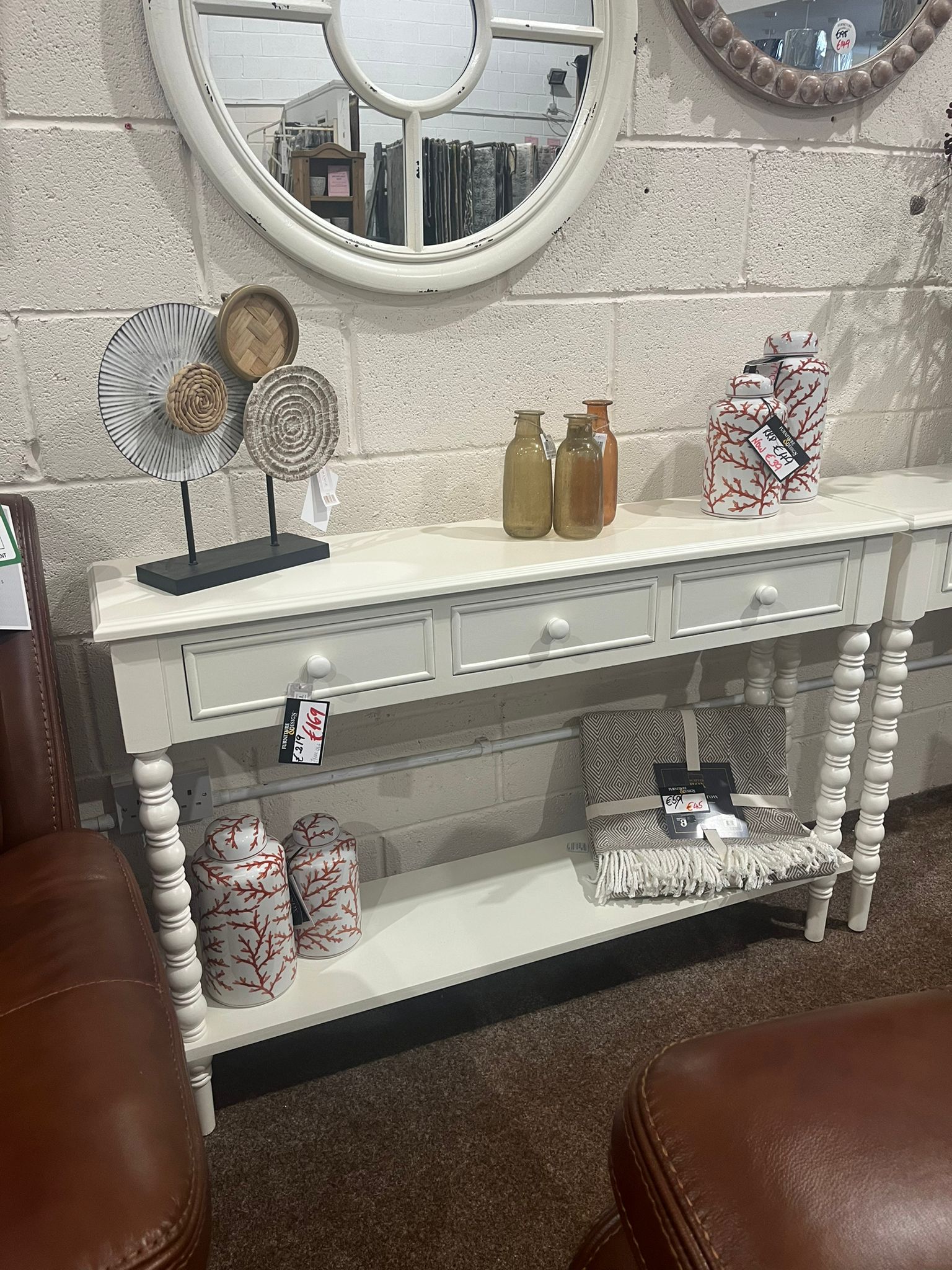 Aubrey 3 Drawer Console Table