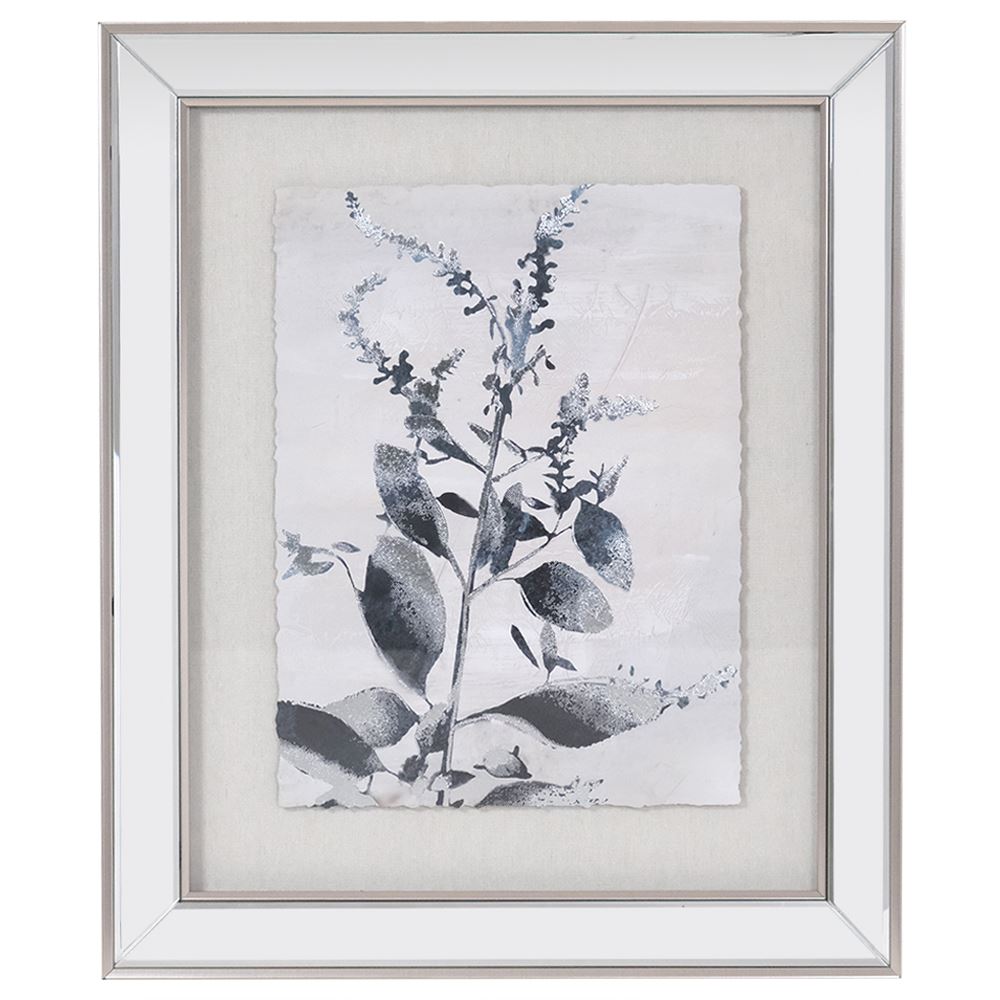 SILVER FOIL FRAMED ART 56x66cm