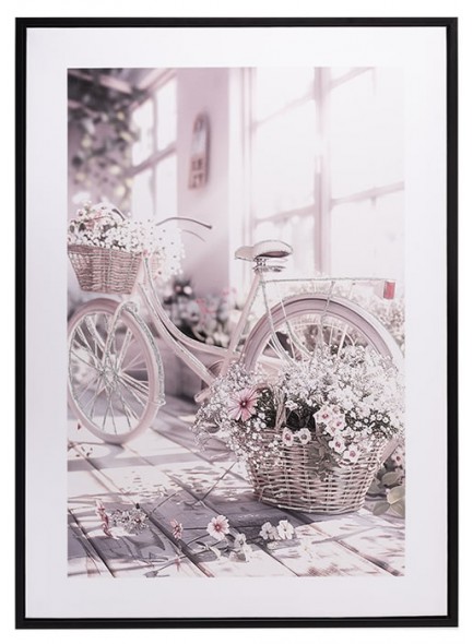 'Flower Bicycle' Wall Art