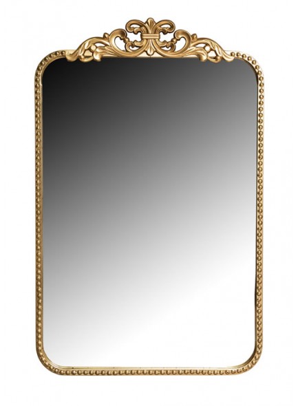 Gold Antique Rectangular Mirror