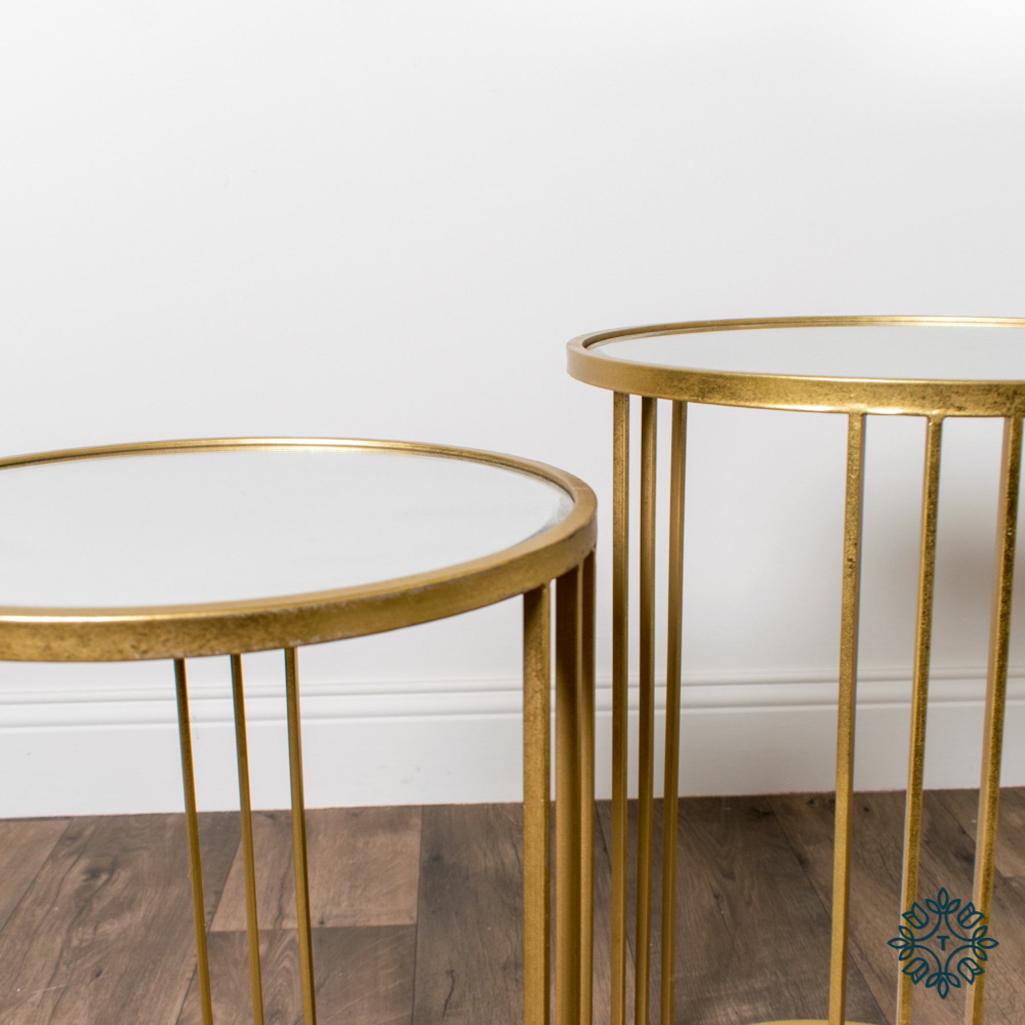 Freya S/2 Accent Table Gold - Image 3