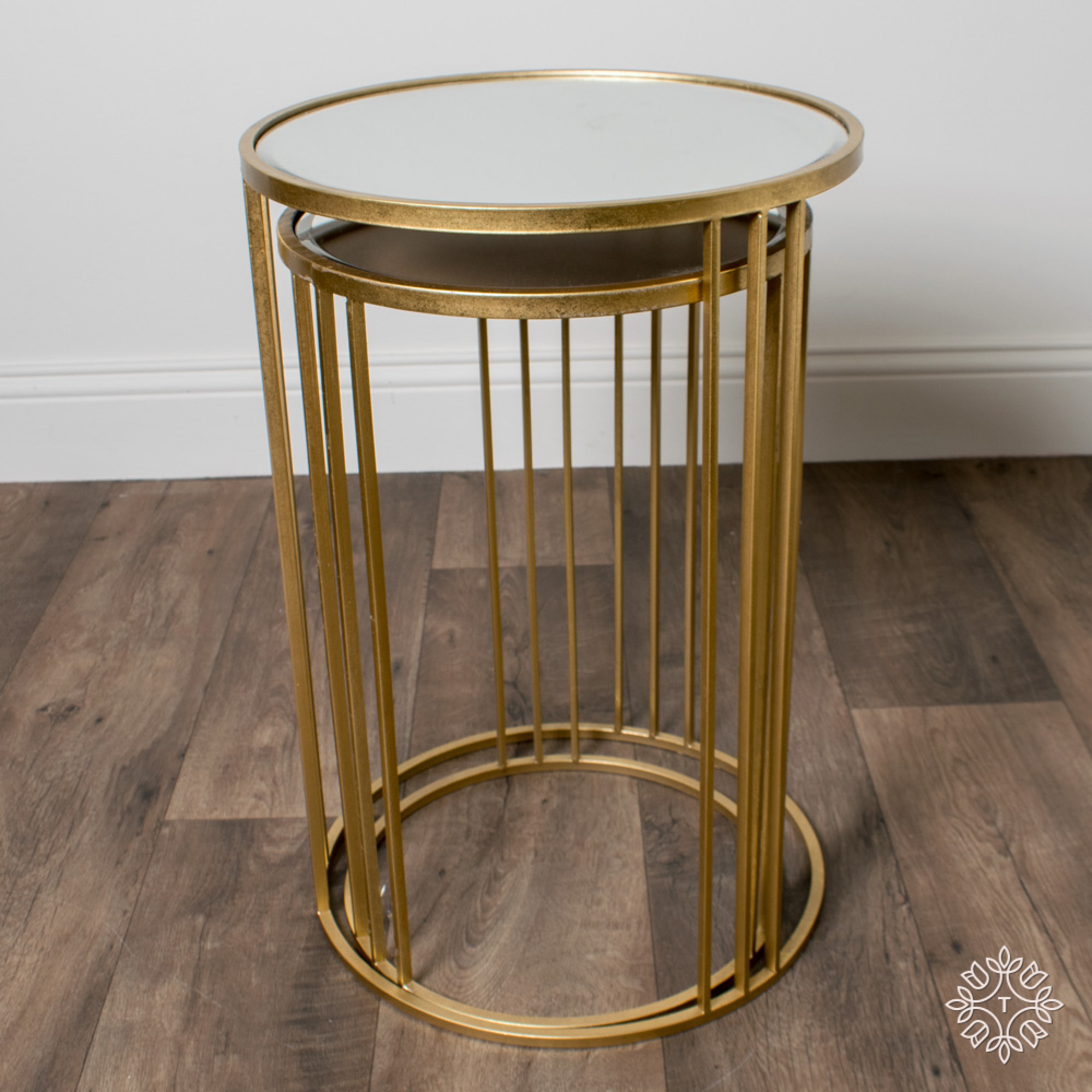 Freya S/2 Accent Table Gold - Image 2