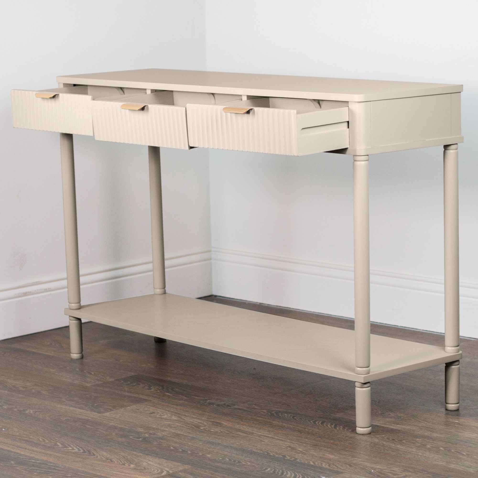 'Parson' 3 Drawer Console Table IN STOCK - Image 2