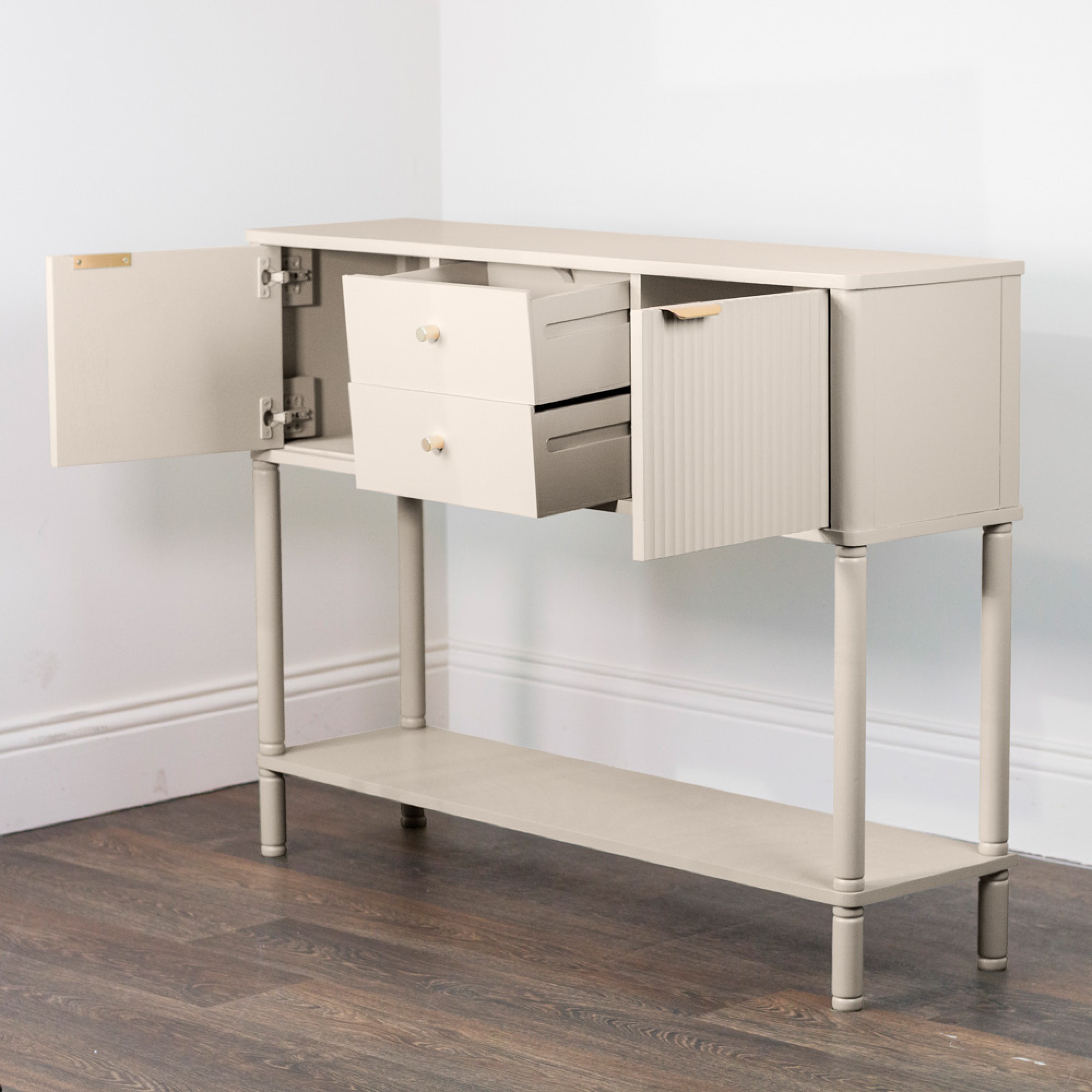 'Parson' 2 Door 2 Drawer Console Table - Image 2