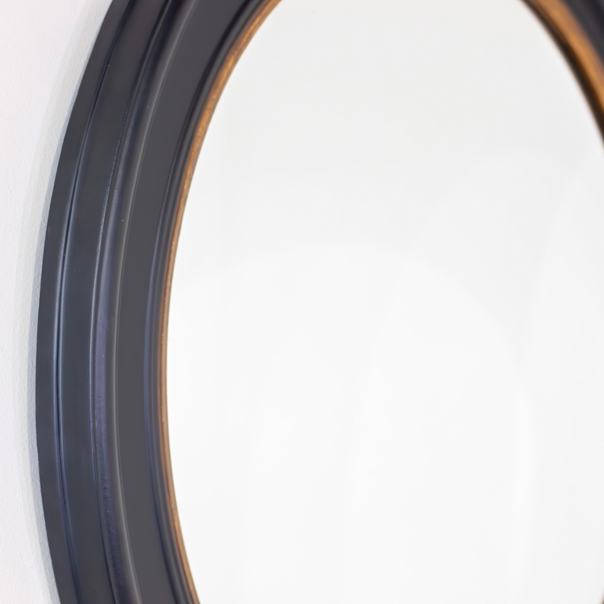 Macy round mirror black/gold 90cm-TL6453 - Image 4