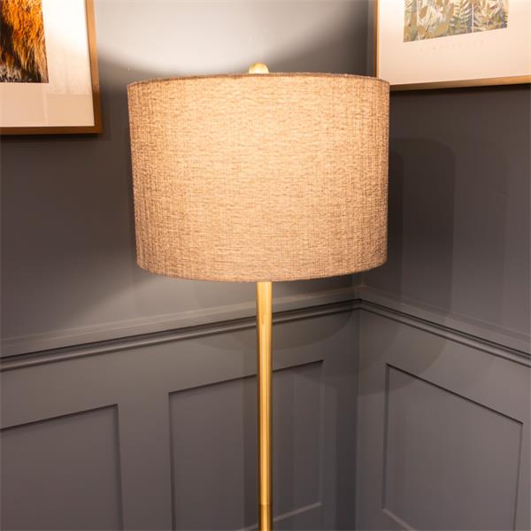 'Zoe' Hammered Floor Lamp 165cm - Image 2