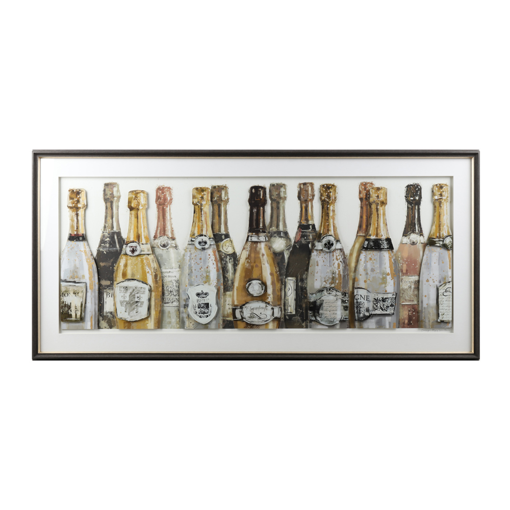 Framed print - 'Champagne Alley'