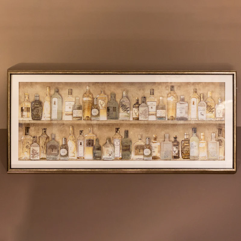 Framed Print - 'Gin Collection'