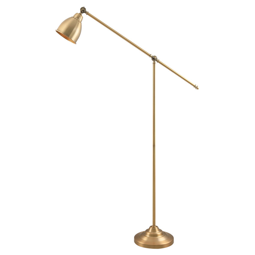 Satin Brass Floor Lamp