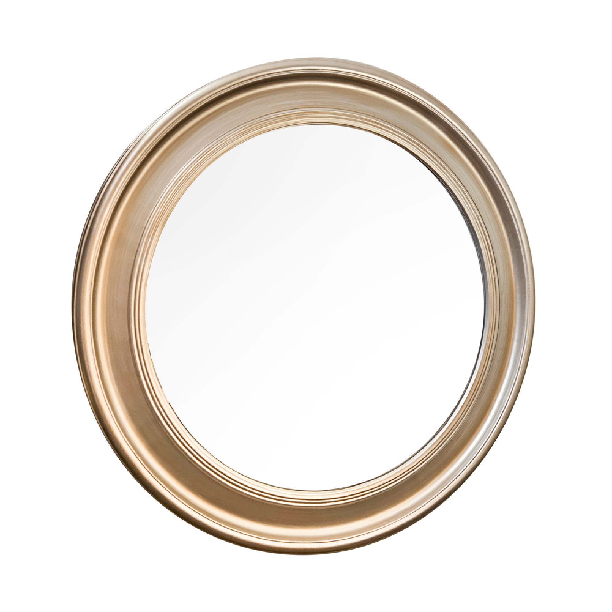 Macy round mirror champagne 90cm - Image 5