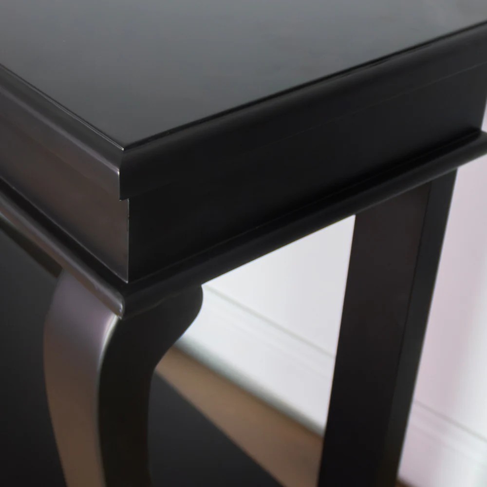 Tara Lane Scroll Console Table 130cm - Black | TL6502 - Image 3