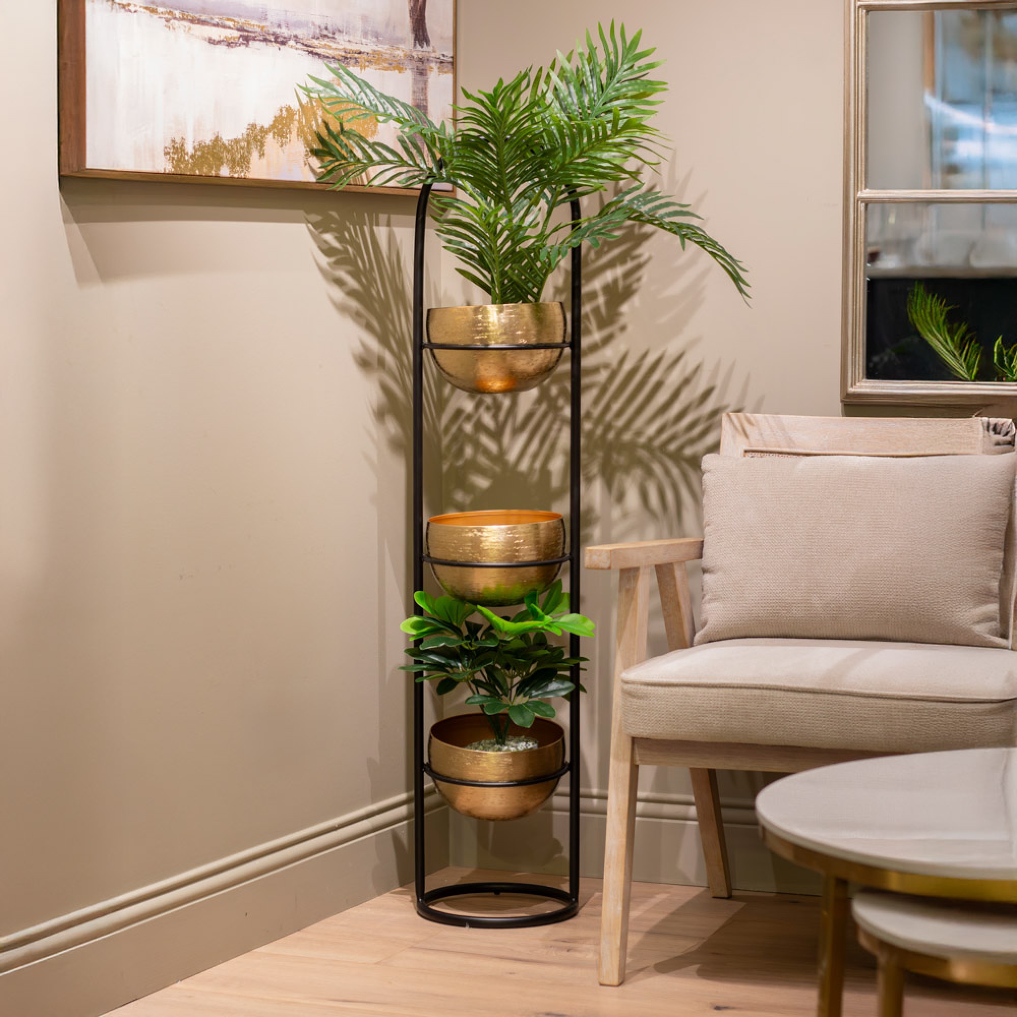 Sana 3 tier planters with stand