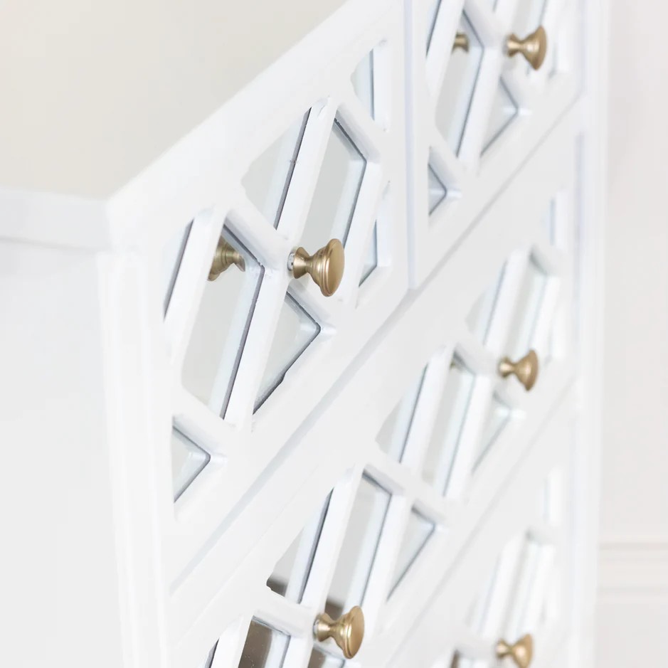 Carla Mirrored 4 Drawer Chest - Image 3