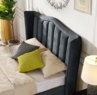 Clare Grey Gas lift Bed - Image 4