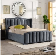 Clare Grey Gas lift Bed - Image 2