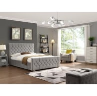 Galway Bed - Available in Grey and Silver - Image 7