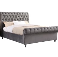 Kilkenny Grey Bed available Grey and Silver - Image 5