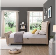 Kilkenny Side Gas-Lift Bed - available Silver & Grey - Image 5
