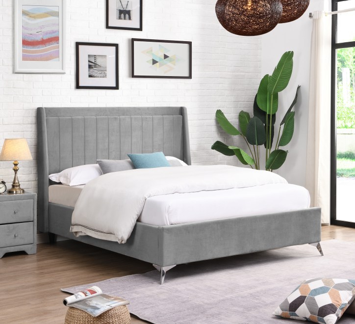 Mayo Grey Bed 5ft W 173 X H 135 X L 217