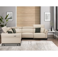 Milan Electric Corner Suite (Cream)
