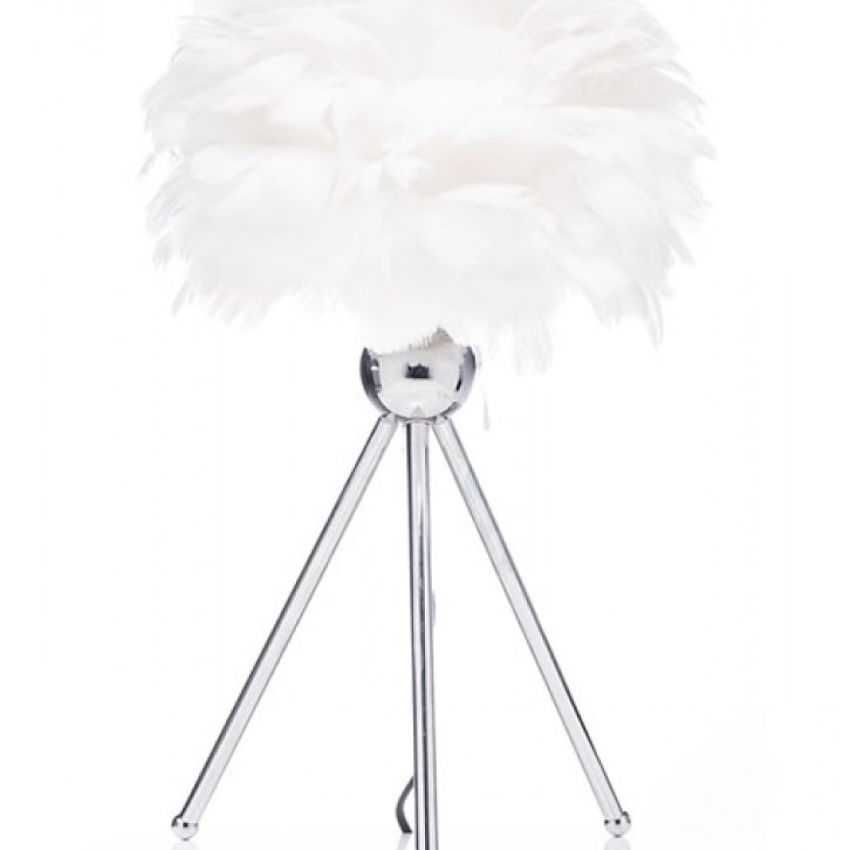 Feather Table Lamp (White)