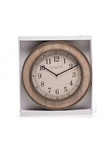 The Grange Metal Effect Wall Clock ZF15