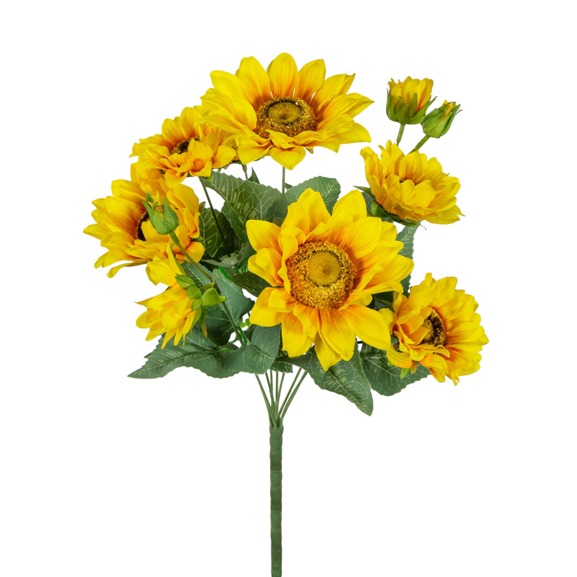 Sunflower bush 48cm bundle yellow