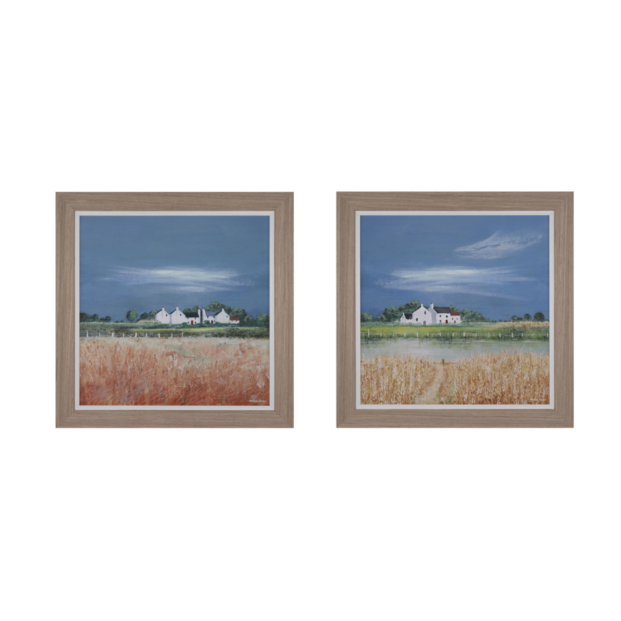 Framed print fields of gold 2 asst