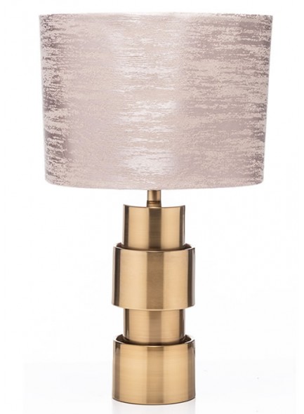 The Grange Collection Brushed Metal Table Lamp 30x45cm