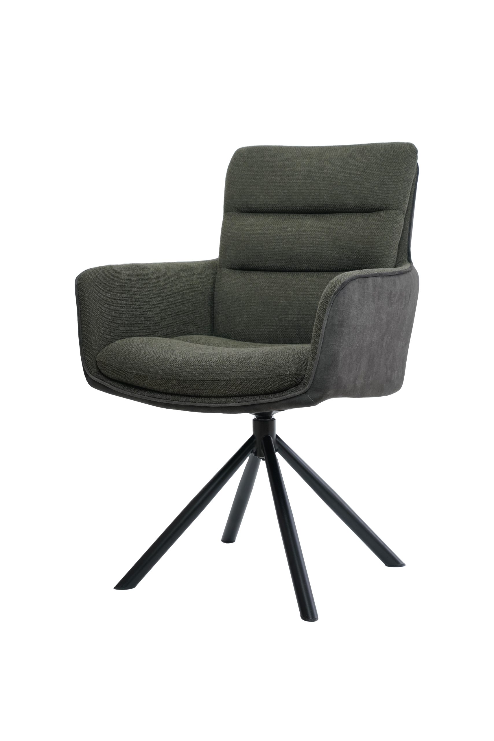 **Carly Fabric Swivel Dining Chair** - Image 6