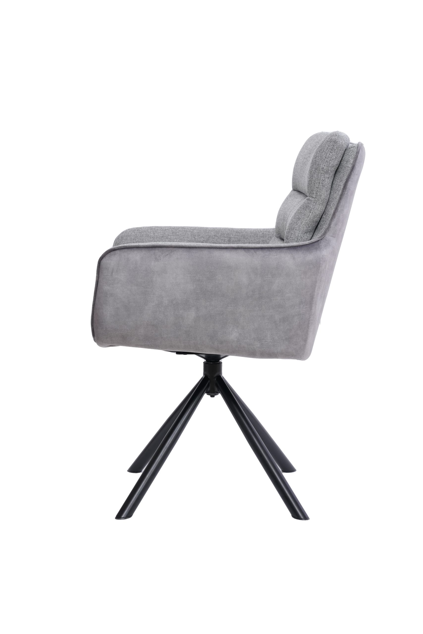 **Carly Fabric Swivel Dining Chair** - Image 5