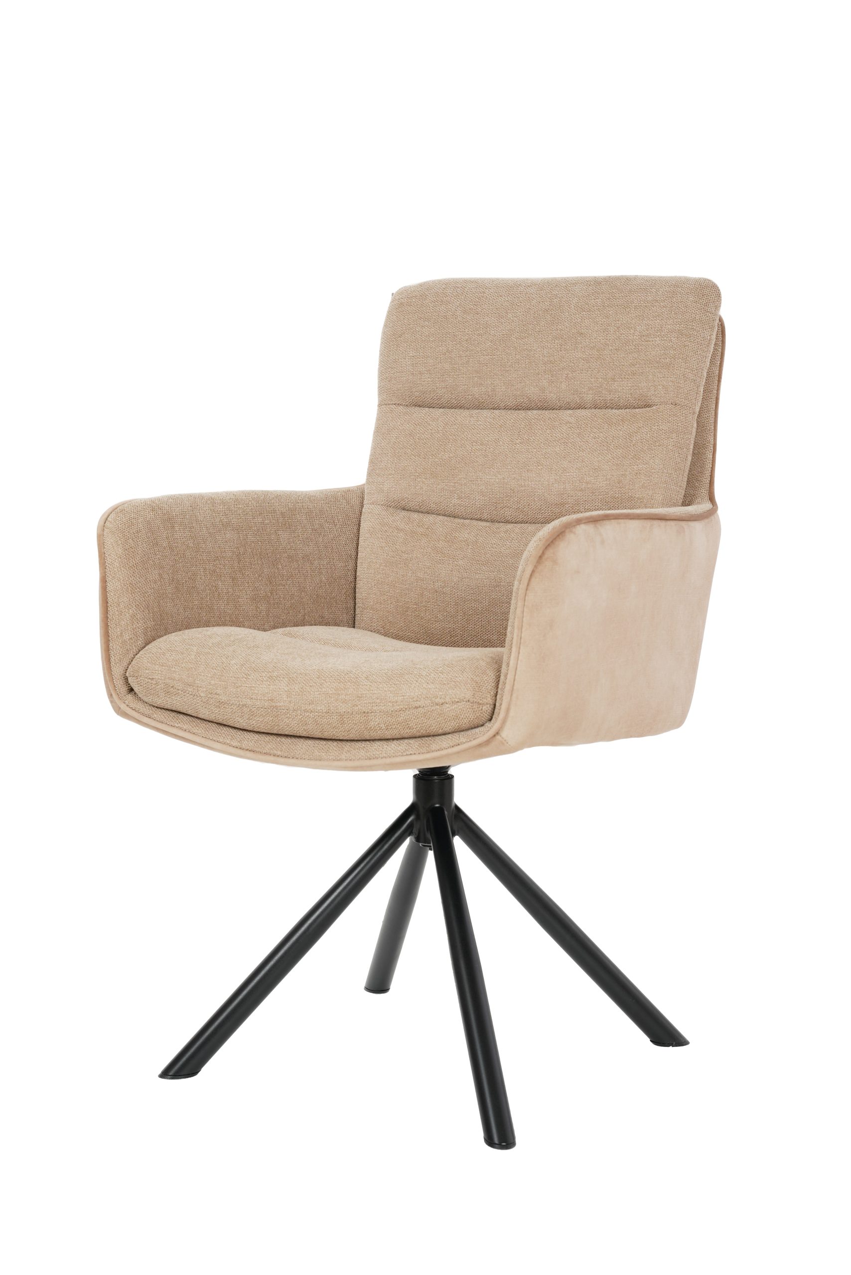 **Carly Fabric Swivel Dining Chair** - Image 2