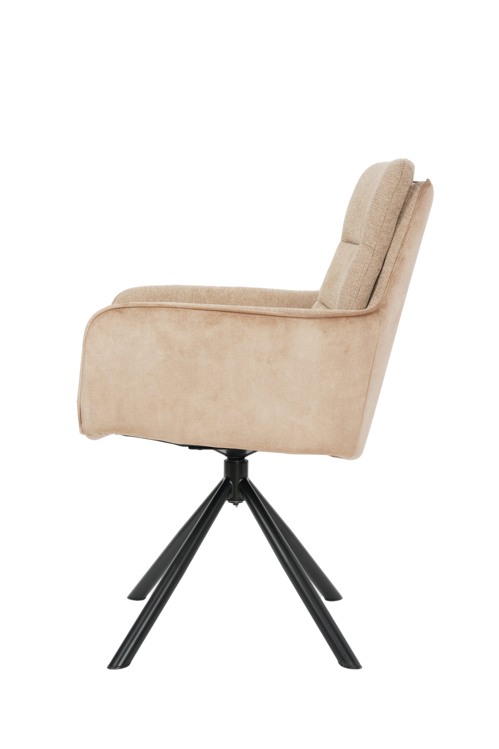**Carly Fabric Swivel Dining Chair** - Image 3