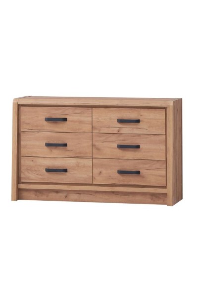 Jack 6 Drawer Chest – Oak