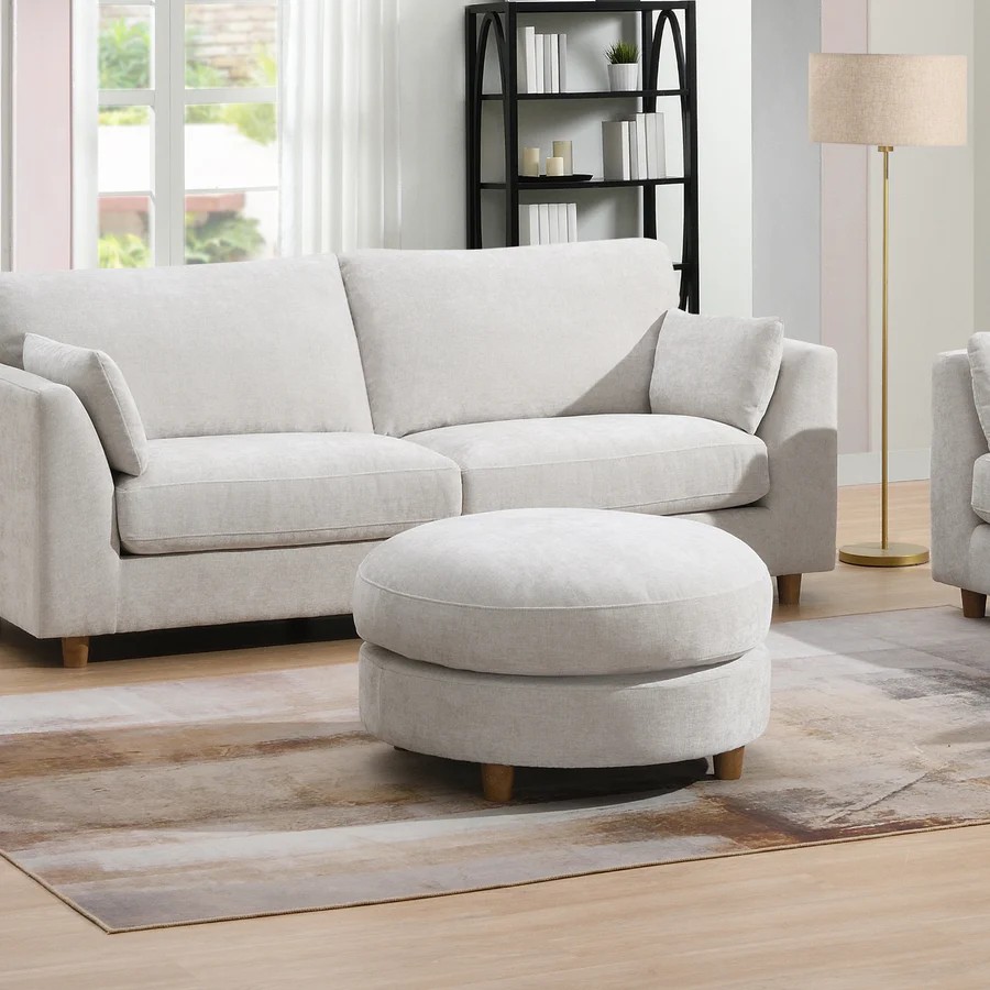 Alina Ottoman Liberty -  Pearl / Stone