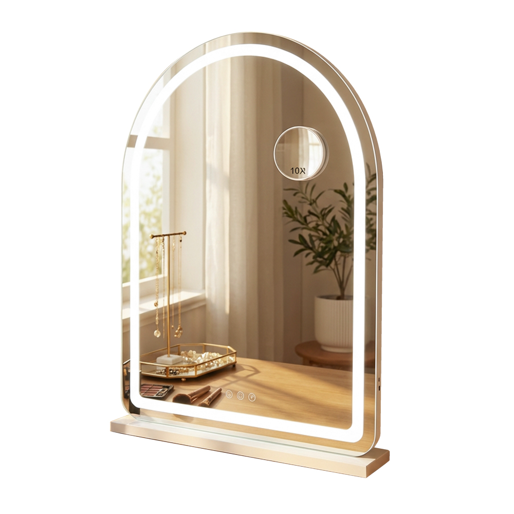 Hollywood Arch Vanity Mirror White 70 X 50CM - Image 4