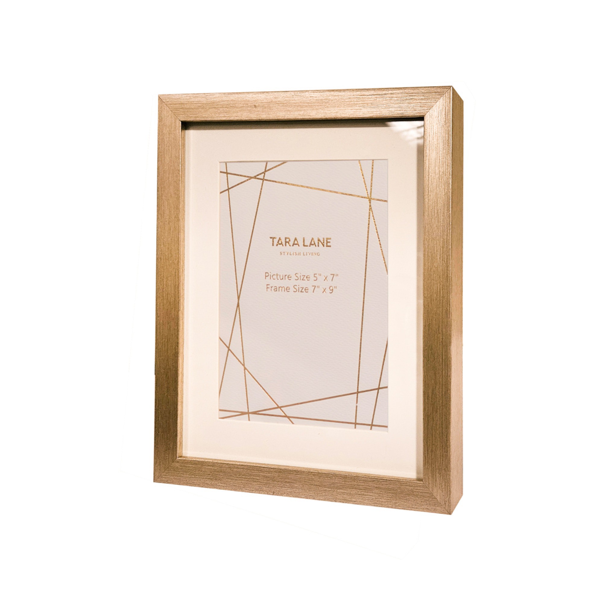 Gallery Photo Frame  5 X 7 Champagne