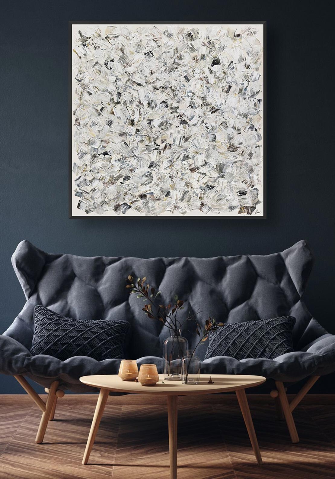 Swish Artwork 91 X 91 X 4CM - Image 2