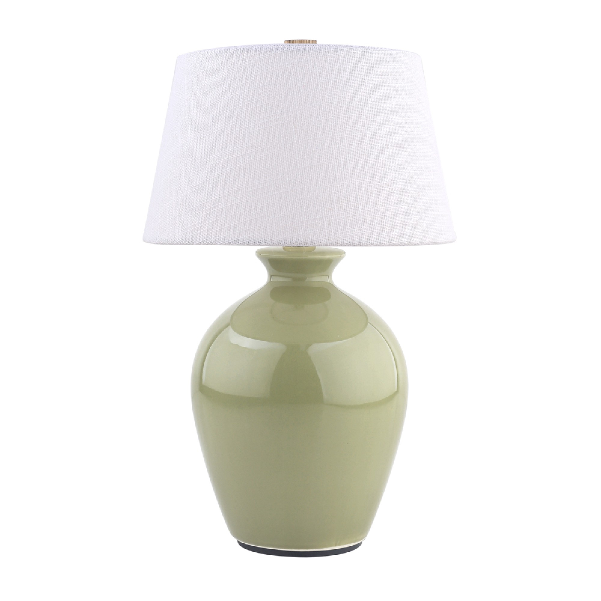 Aster ceramic rechargeable lamp green
